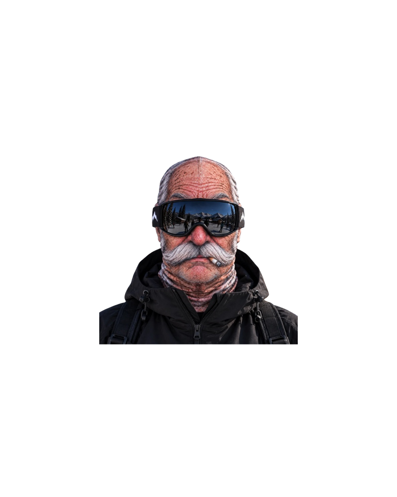 Funny Face Photoreal Ski Mask cutout